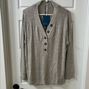 Market & Spruce Heather Gray Cardigan